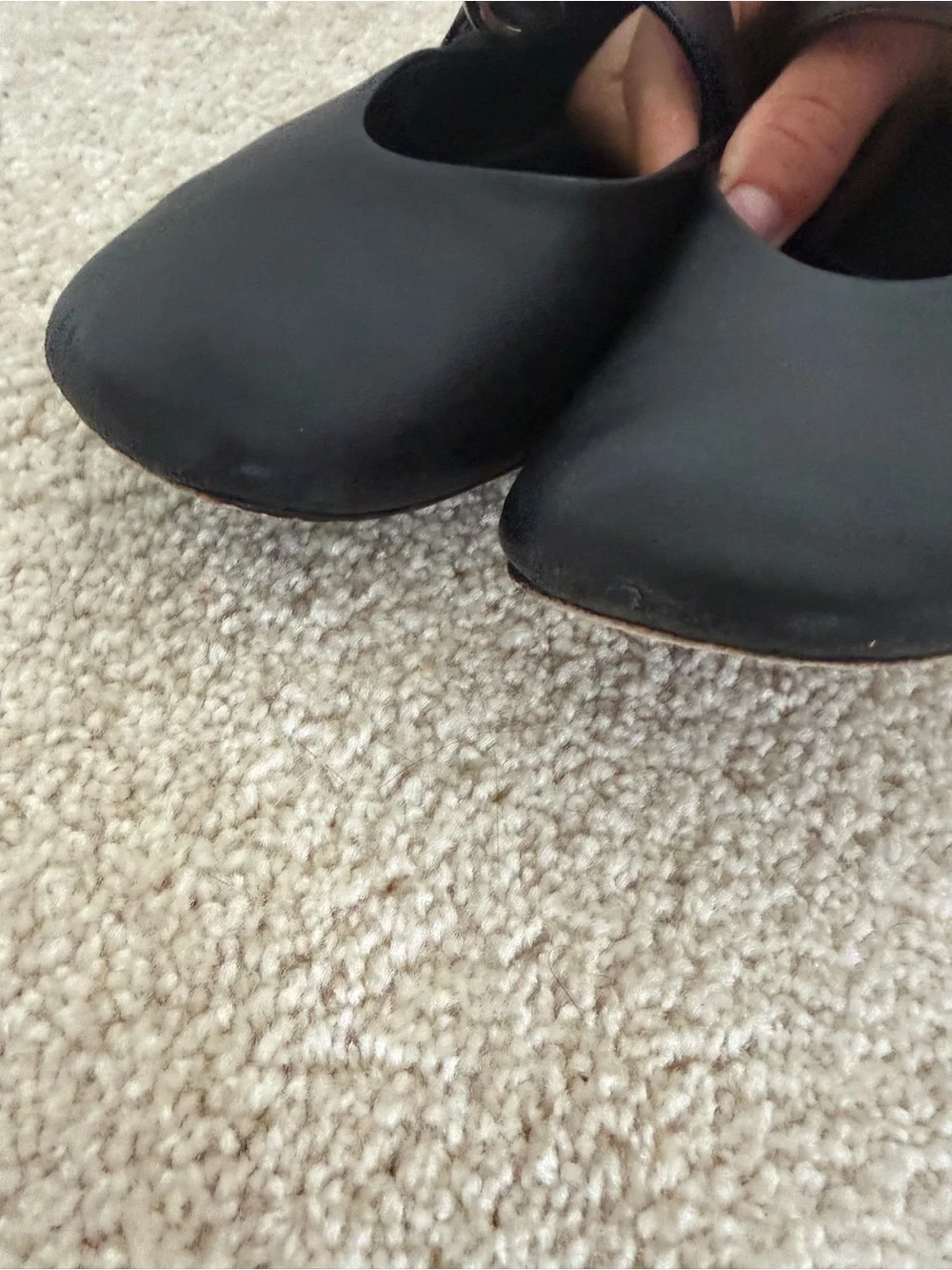 Reformation Ballet Flats Bethany Buckle in Leather Black - Picture 11 of 12